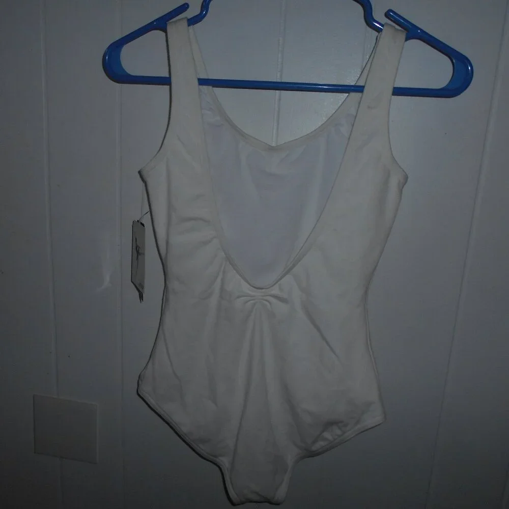 White Bloch Leotard-  Medium - Adult- NWTag - Picture 2 of 2